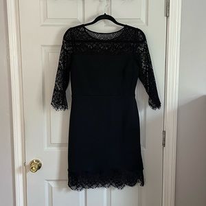 Express black lace dress